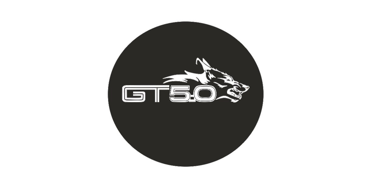 Ford Mustang Emblem & Badges set with GT 5.0 Coyote logo (Type 3)