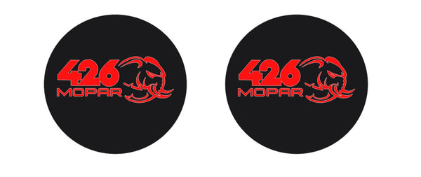 DODGE emblem for fenders with 426 Mopar Hellephant logo (Type 2)