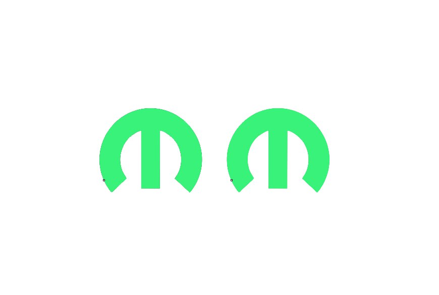 JEEP emblem for fenders with Mopar logo (type 21)