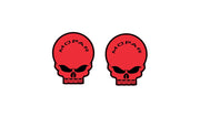 Jeep Emblem & Badges set with Mopar Skull logo (Type 12) Jeep emblems decoinfabric RED BLACK