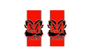 Dodge RAM emblem for fenders with Cummins logo Dodge emblems decoinfabric RED BLACK