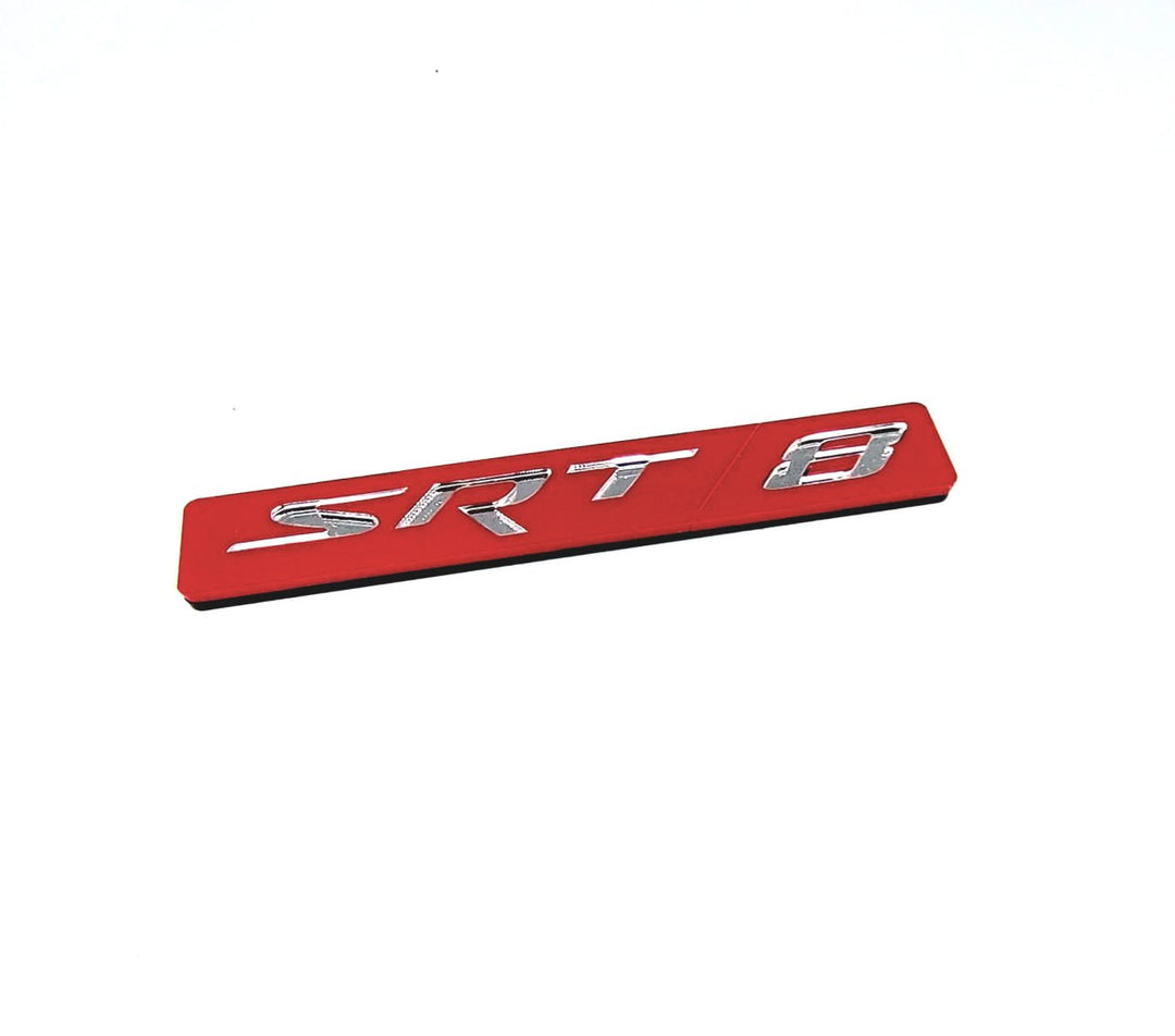 Jeep Radiator grille emblem with SRT8 logo (Type 3) Jeep emblems decoinfabric