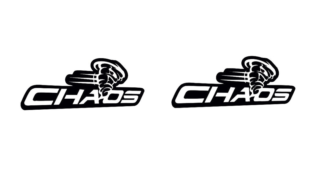 DODGE emblem for fenders with Chaos logo Dodge emblems decoinfabric