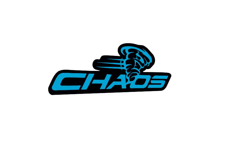 DODGE Radiator grille emblem with Chaos logo