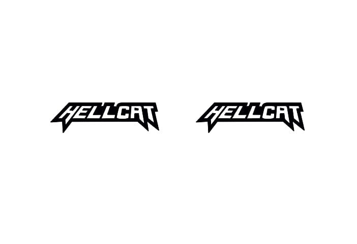 Dodge Emblem & Badges set with Hellcat logo (Type 5) Dodge emblems decoinfabric