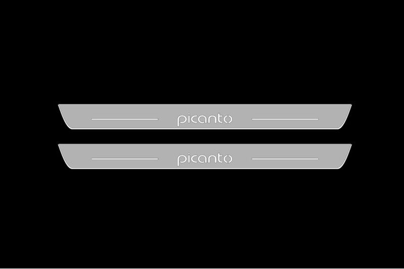 KIA Picanto III 2017+ Car Light Sill With Logo Picanto KIA Led Door Sills opdesign