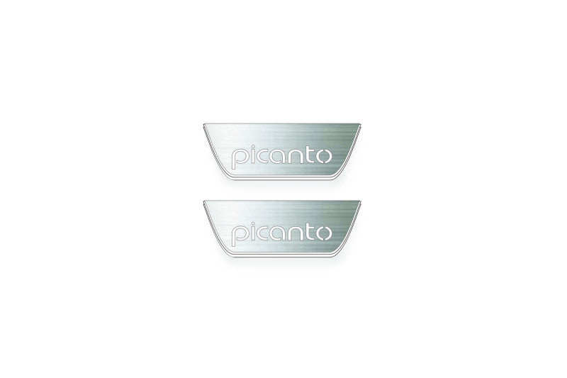 KIA Picanto III 2017+ Car Light Sill With Logo Picanto