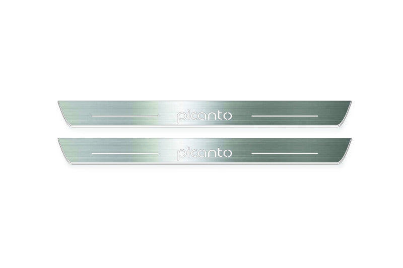 KIA Picanto III 2017+ Car Light Sill With Logo Picanto