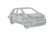 Car Keychain for KIA Picanto III 2017+ (type 3D) Keychains opdesign