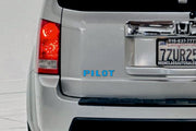 Honda Pilot III 2016-2023 tailgate trunk rear 3D emblem with Pilot logo (type MIXT) Honda emblems decoinfabric