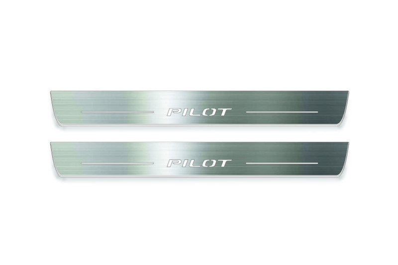 Honda Pilot III 2016-2023 LED Door Sills PRO With Logo Pilot