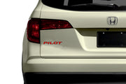 Honda Pilot III 2016-2023 tailgate trunk rear 3D emblem with Pilot logo (type MIXT) Honda emblems decoinfabric