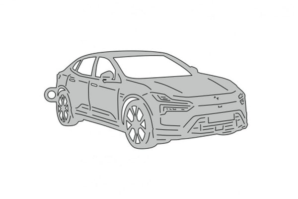 Car Keychain for Polestar 4 2023+ (type 3D) - decoinfabric