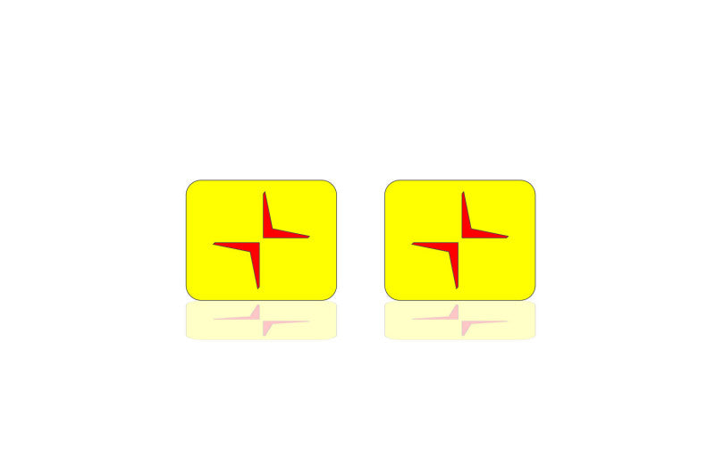 Polestar emblem for fenders with Polestar logo (type MIXT) Var. 1 Fender decoinfabric