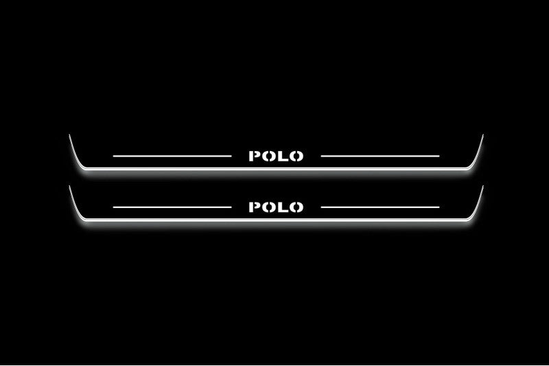 Volkswagen Polo V 2009-2018 Car Door Sill With Polo Logo