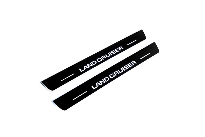 Toyota Prado 250 2023+ Auto Door Sill Plates With Logo Land Cruiser