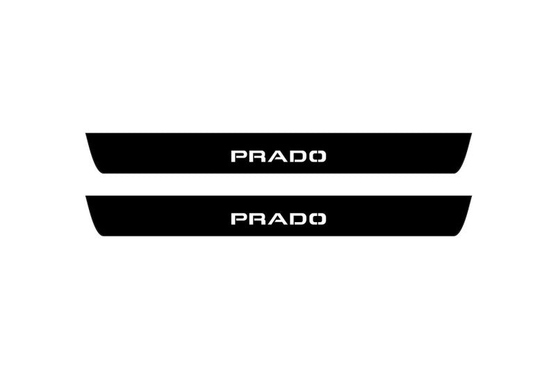 Toyota Prado 250 2023+ Led Door Sill Pro With Logo Prado (Premium Painting)