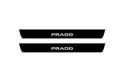 Toyota Prado 250 2023+ Led Door Sill Pro With Logo Prado (Premium Painting) Toyota Led Door Sills PRO opdesign