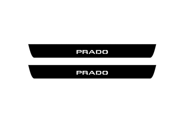 Toyota Prado 250 2023+ Car Door Sill With Logo Prado (Premium Painting)