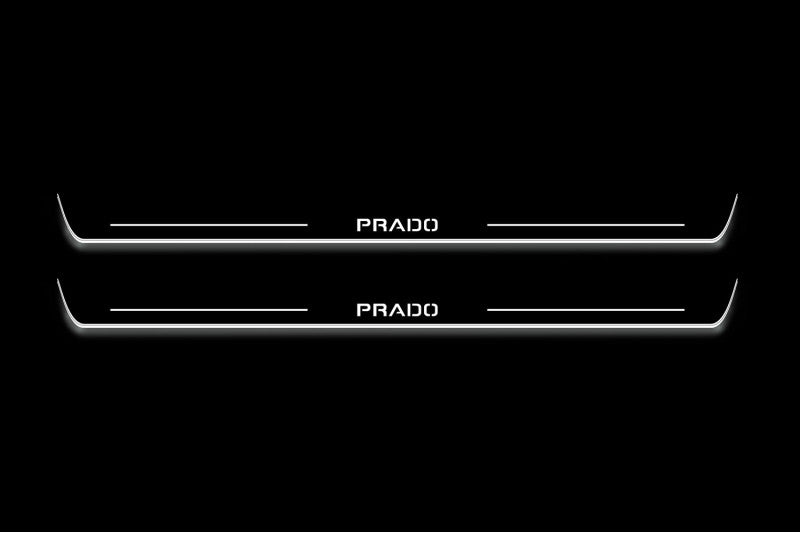 Toyota Prado 120 2002-2009 Led Sill Plates With Logo Prado