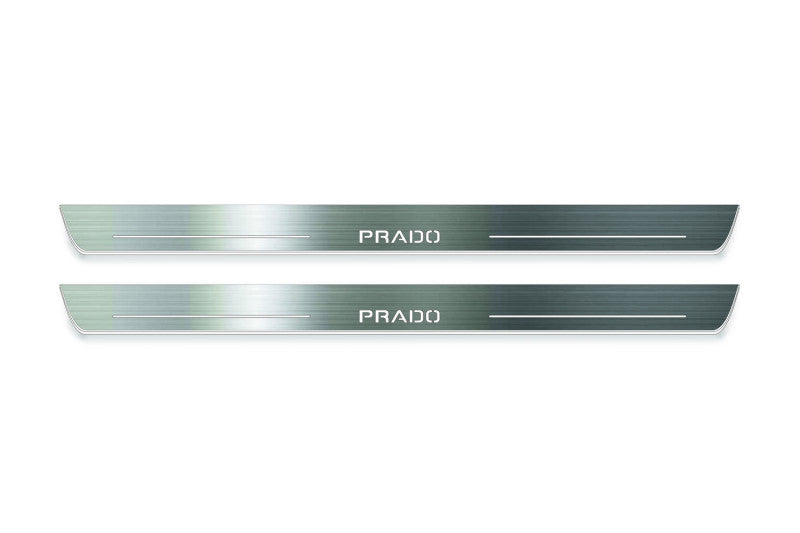 Toyota Prado 120 2002-2009 Led Sill Plates With Logo Prado