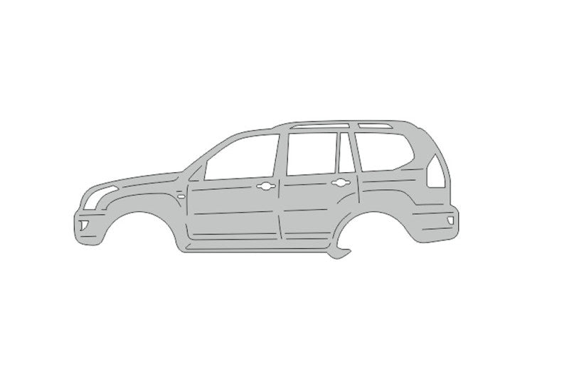 Keychain Bottle Opener for Toyota Prado 120 2002-2009 Keychains opdesign