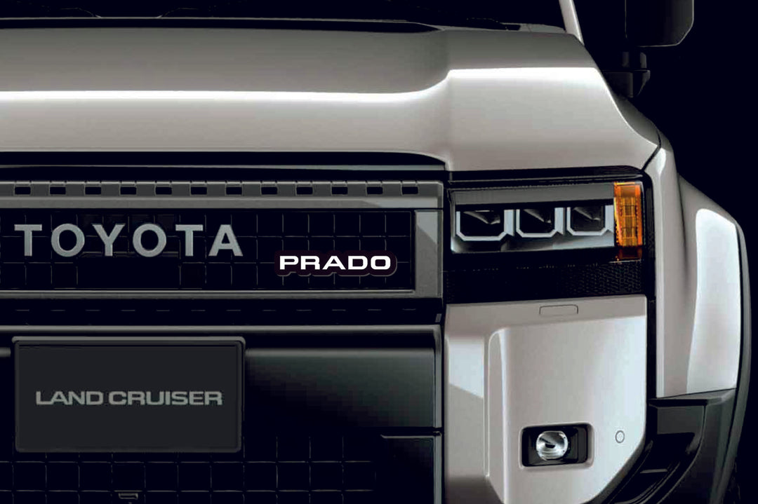 Toyota Illuminated LED Radiator Grille Emblems and Badges with Prado 250 logo Toyota Led Emblems decoinfabric