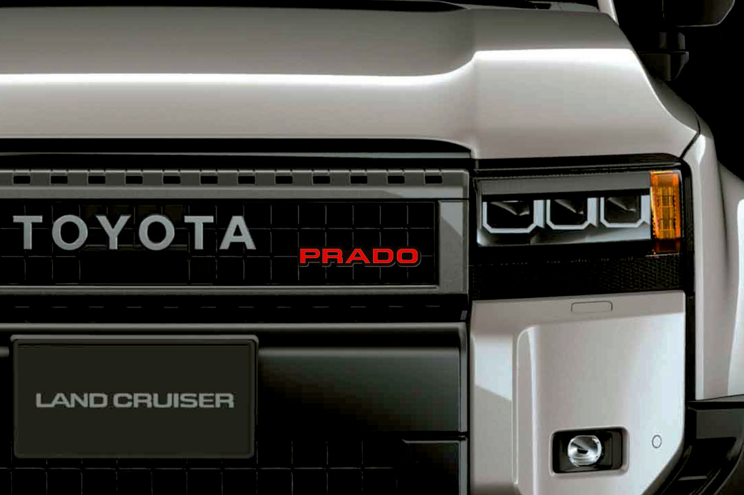 Toyota Radiator grille emblem with Prado 250 logo Toyota emblems decoinfabric