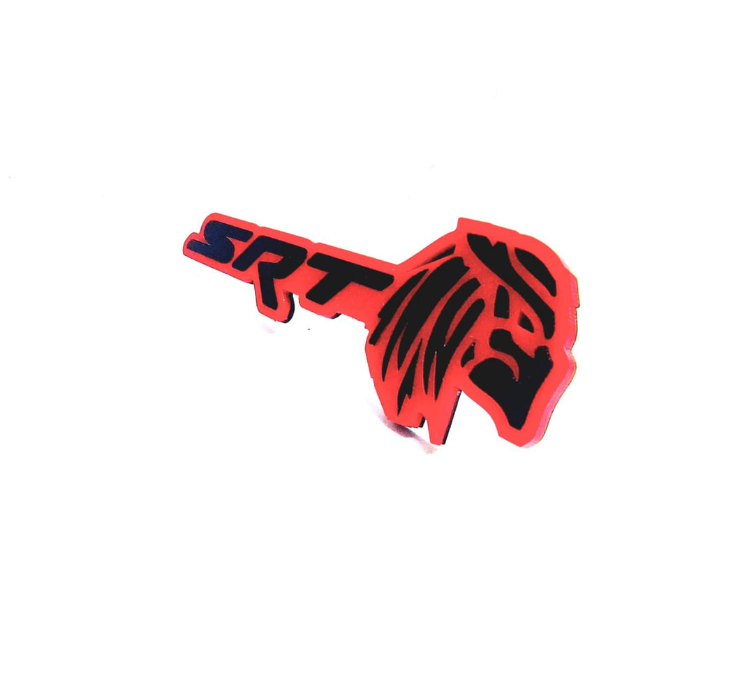 Dodge tailgate trunk rear emblem with SRT Predator logo Dodge emblems decoinfabric