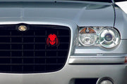 Illuminated LED Radiator Grille Emblems and Badges with Predator logo Custom Led Emblems decoinfabric