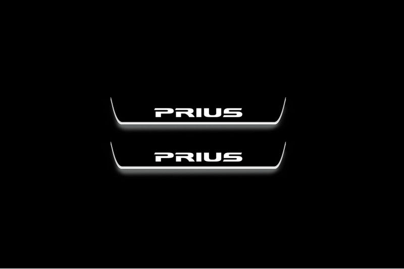Toyota Prius III 2009-2015 LED Door Sill With Logo Prius Toyota Led Door Sills opdesign