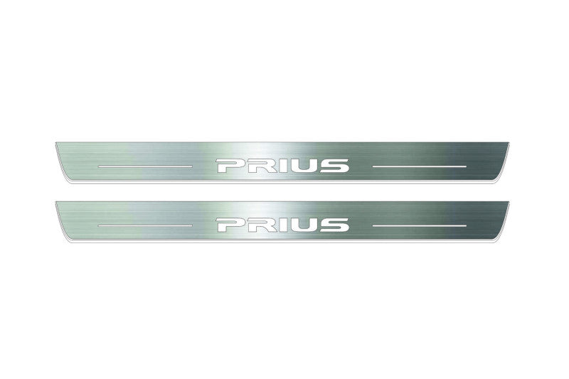 Toyota Prius III 2009-2015 LED Door Sill With Logo Prius Toyota Led Door Sills opdesign