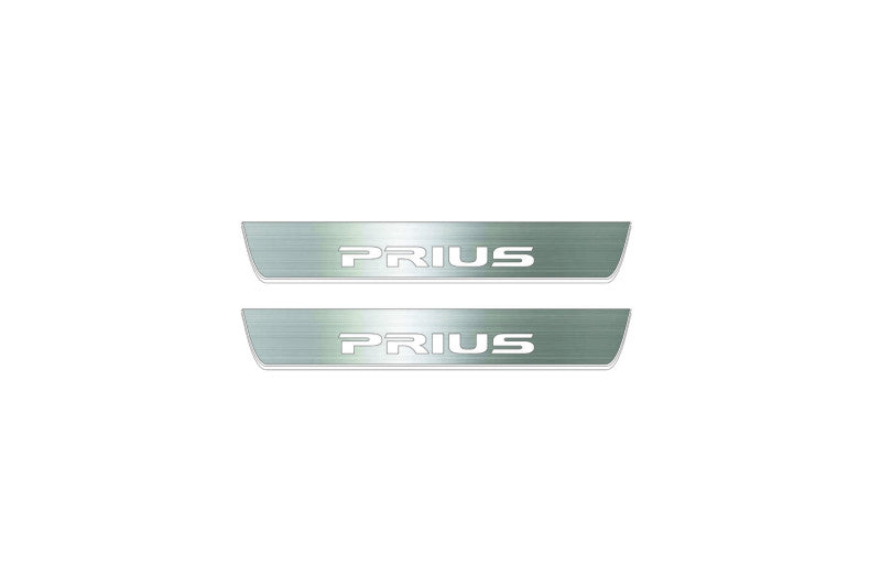 Toyota Prius III 2009-2015 LED Door Sill With Logo Prius Toyota Led Door Sills opdesign