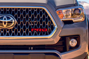 Toyota Illuminated LED Radiator Grille Emblems and Badges with PRO logo Toyota Led Emblems decoinfabric
