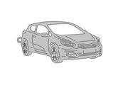 Car Keychain for KIA Pro Ceed II 2012-2018 (type 3D) Keychains opdesign