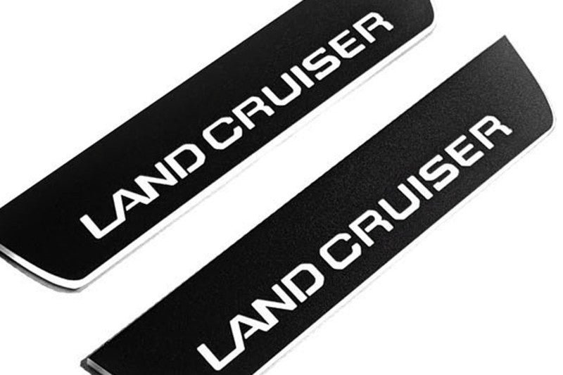 Toyota Prado 250 2023+ Auto Door Sill Plates With Logo Land Cruiser