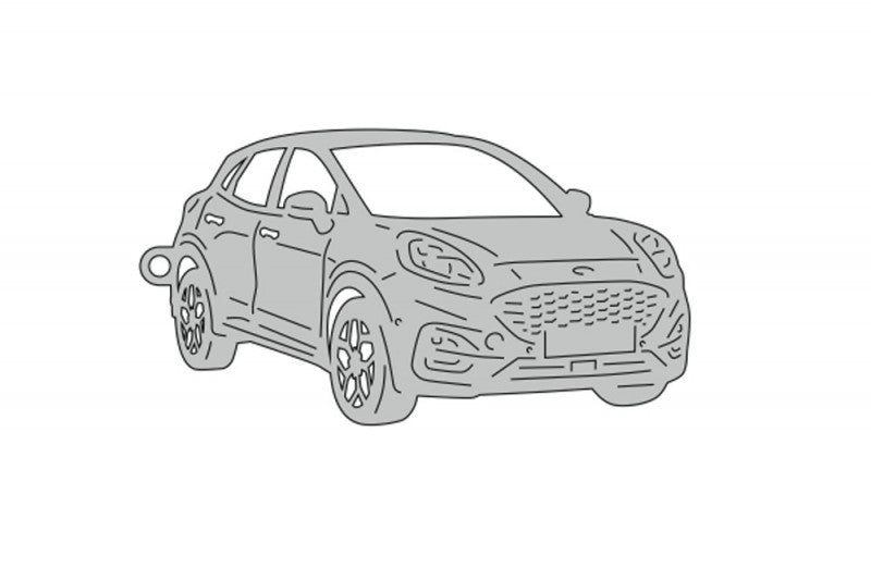 Car Keychain for Ford Puma 2019+ (type 3D) Keychains opdesign