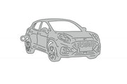 Car Keychain for Ford Puma 2019+ (type 3D) Keychains opdesign