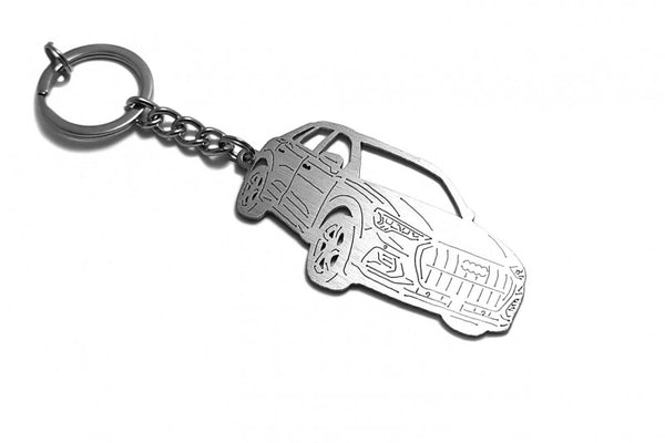 Car Keychain for Audi Q3 II 2018+ (type 3D) - decoinfabric