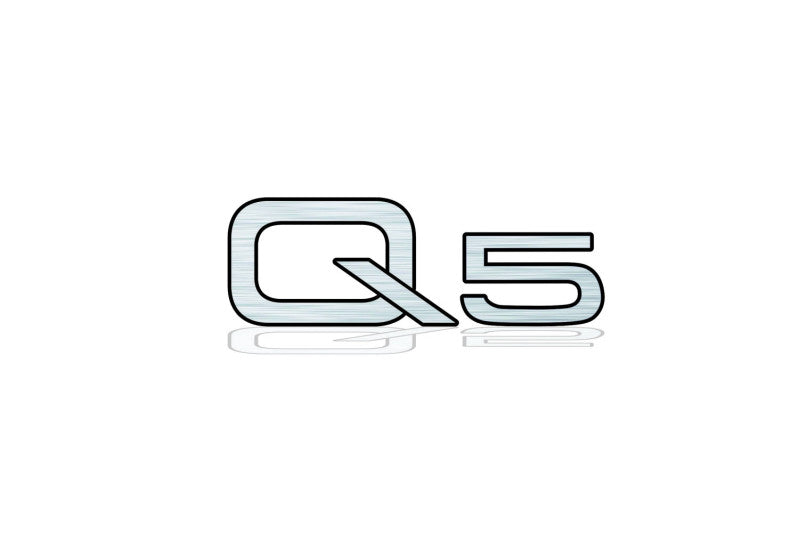 Audi tailgate trunk rear 3D emblem with Q5 logo (type MIXT)