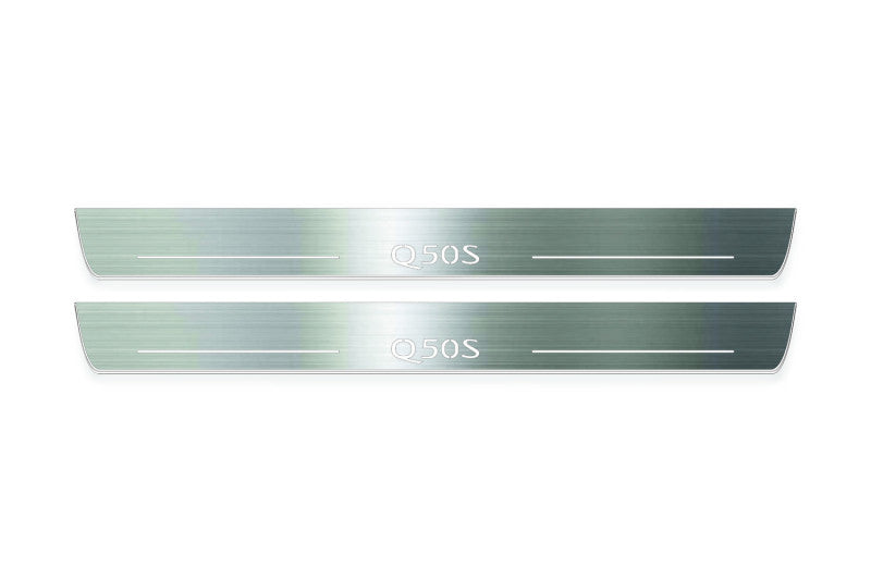 Infiniti Q50 2013+ Auto Door Sills With Logo Q50S