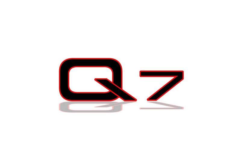 Audi tailgate trunk rear 3D emblem with Q7 logo (type MIXT)