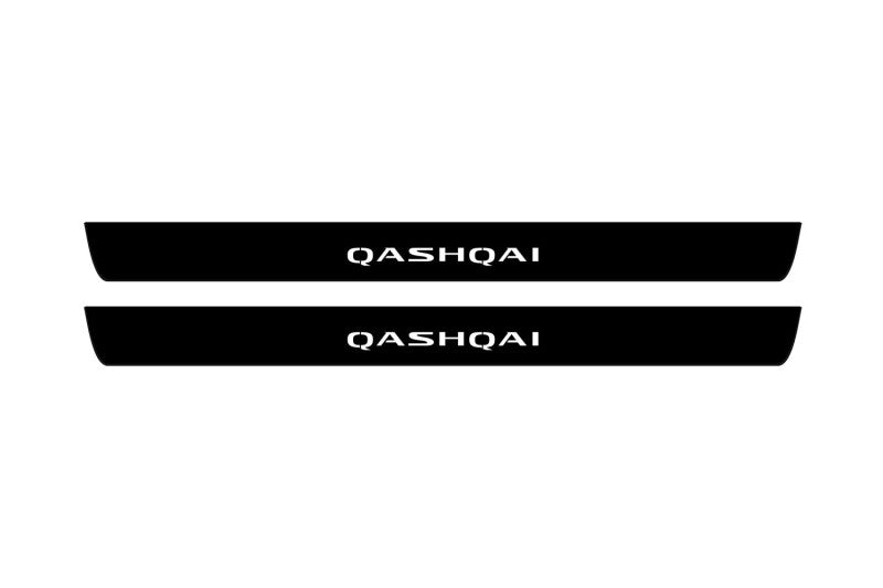 Nissan Qashqai III 2021+ Led Door Sill Pro With Logo Qashqai (Premium Painting) Nissan Led Door Sills PRO opdesign