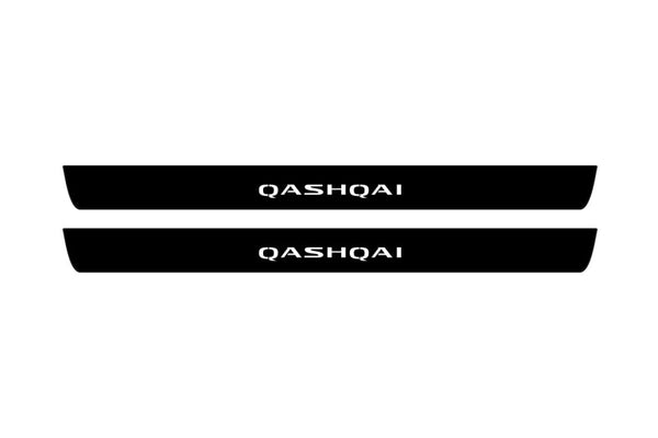 Nissan Qashqai III 2021+ Led Door Sill Pro With Logo Qashqai (Premium Painting)