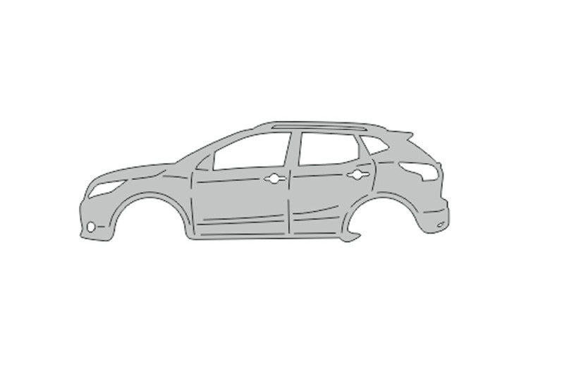 Keychain Bottle Opener for Nissan Qashqai II 2014-2021 Keychains opdesign