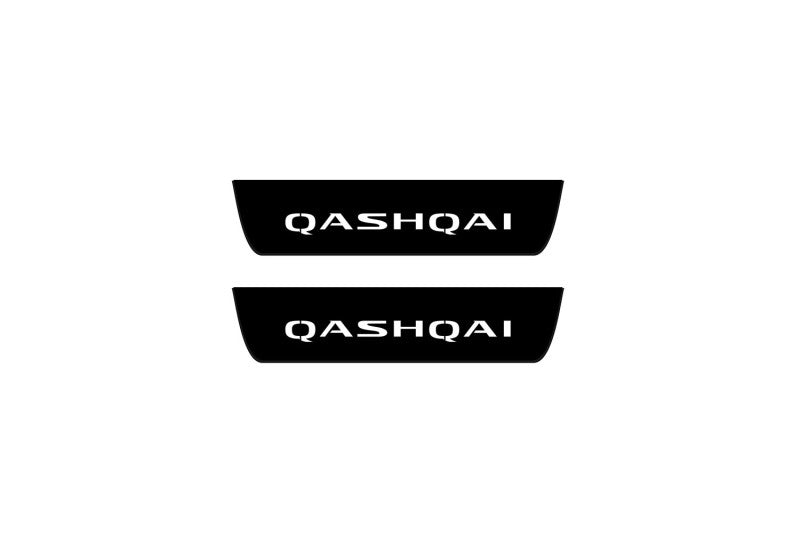 Nissan Qashqai III 2021+ Led Door Sill Pro With Logo Qashqai (Premium Painting) Nissan Led Door Sills PRO opdesign