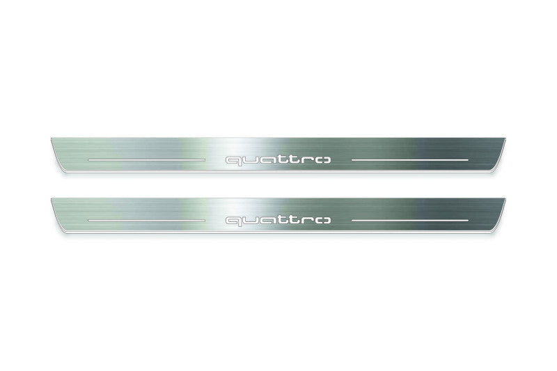Audi A7 C7 2010-2018 Led Sill Plates With Logo Quattro