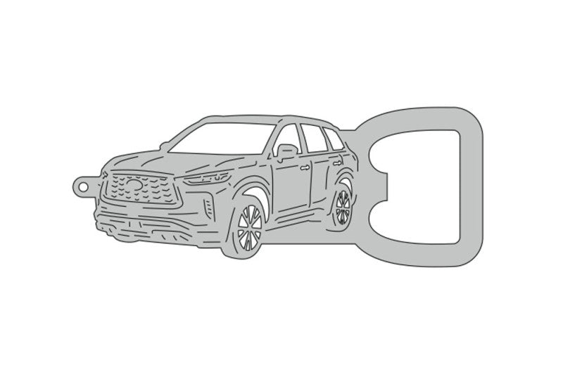 Keychain Bottle Opener for Infiniti QX60 II 2021+ Keychains opdesign