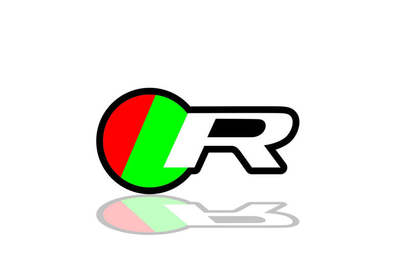 Jaguar tailgate trunk rear emblem with R Sport logo Jaguar emblems decoinfabric