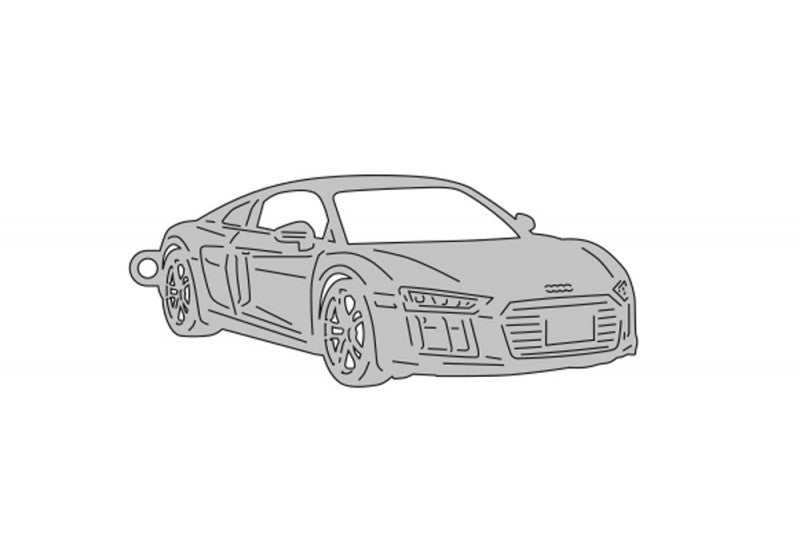 Car Keychain for Audi R8 II 2015+ (type 3D) Keychains opdesign